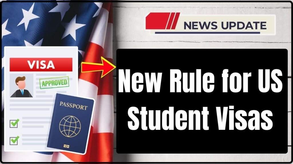 New Rule for US Student Visas Trump